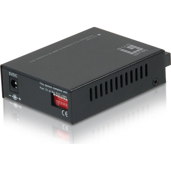 Konwerter światłowodowy LevelOne LevelOne FVT-2001 konwerter sieciowy 100 Mbit/s 1310 nm Multifunkcyjny Czarny