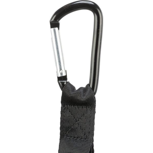 Trixie TRIXIE 12774, Dog, Seat belt safety lead, Black, Tape, Monochromatic, Polyester