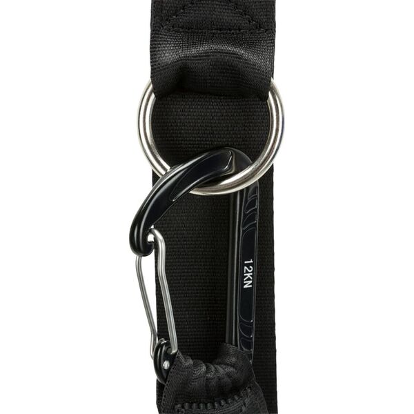 Trixie TRIXIE 12774, Dog, Seat belt safety lead, Black, Tape, Monochromatic, Polyester