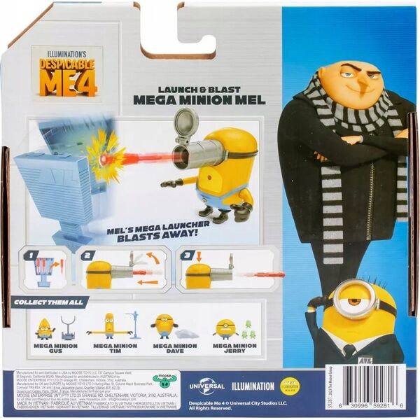Figurka Despicable Me DESPICABLE ME 4, Minion Action figur Mel 10 cm
