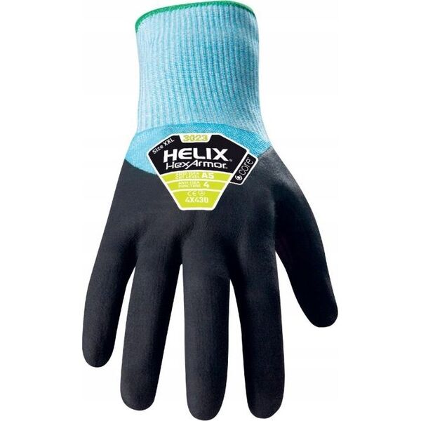 Green Cell HexArmor Helix® 3023 6068308 Skærebeskyttelseshandske Størrelse (handsker): 8 EN 388:2016 1 Paar