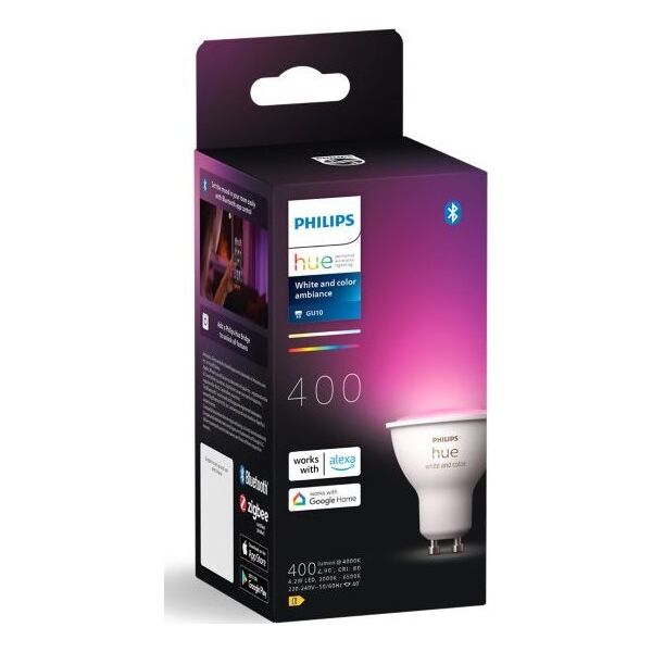 Philips Philips Hue Smart Spotlight | GU10 | 4.2 W | White and colour light