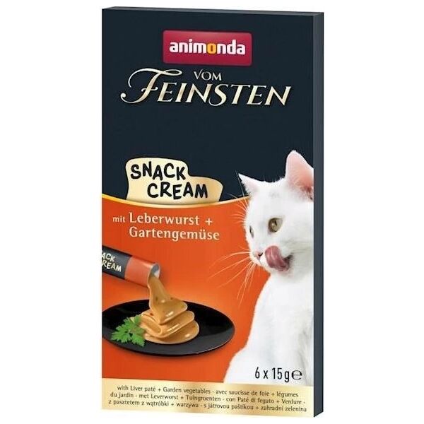 Animonda ANIMONDA KOT V.FEINSTEN SNACK CREAM       PASZTET Z WĄTRÓBKI, WARZYWA  6x15g   /11