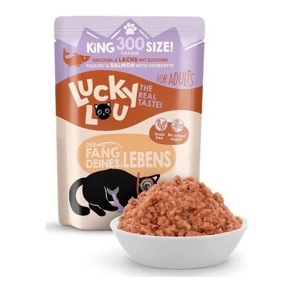 Lucky Lou Lucky Lou Lifestage Adult Drób i łosoś saszetka 300g