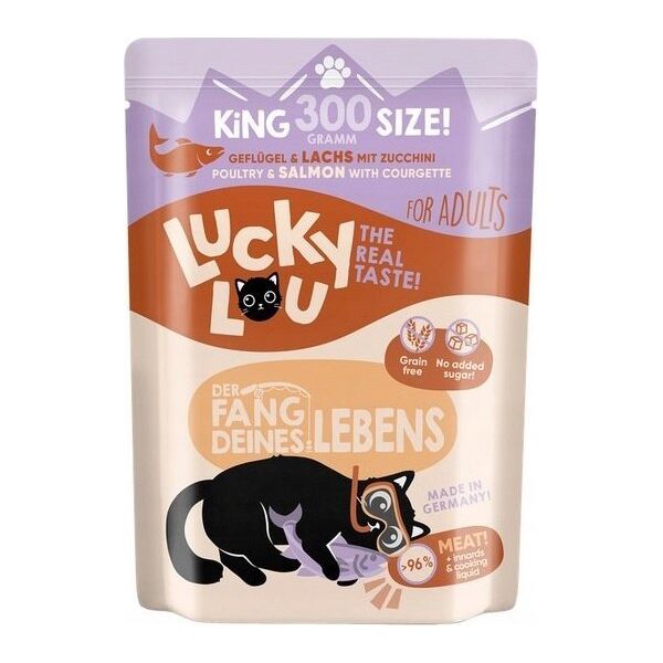 Lucky Lou Lucky Lou Lifestage Adult Drób i łosoś saszetka 300g