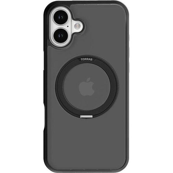 Torras Etui Torras Ostand Pro dla iPhone 16 (Czarne)