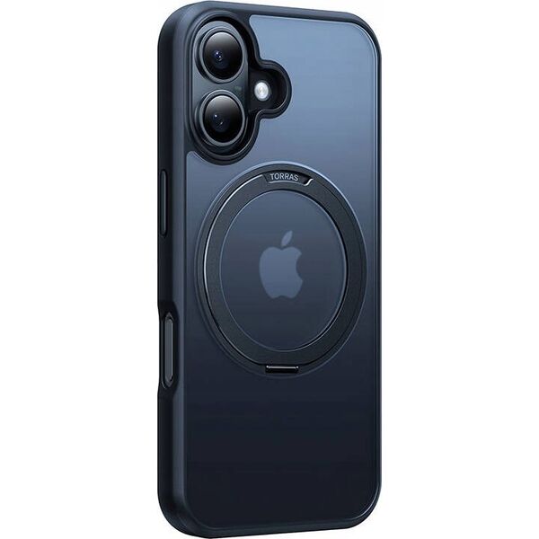 Torras Etui Torras Ostand Pro dla iPhone 16 (Czarne)