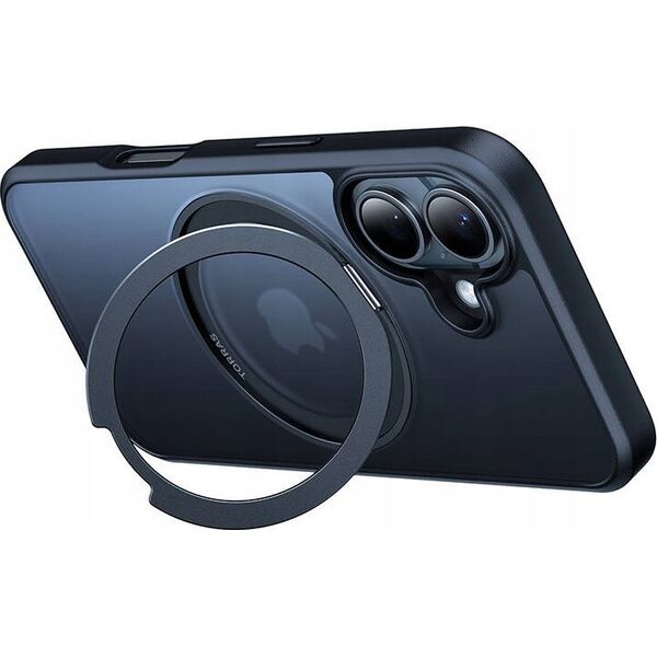 Torras Etui Torras Ostand Pro dla iPhone 16 Plus (Czarne)