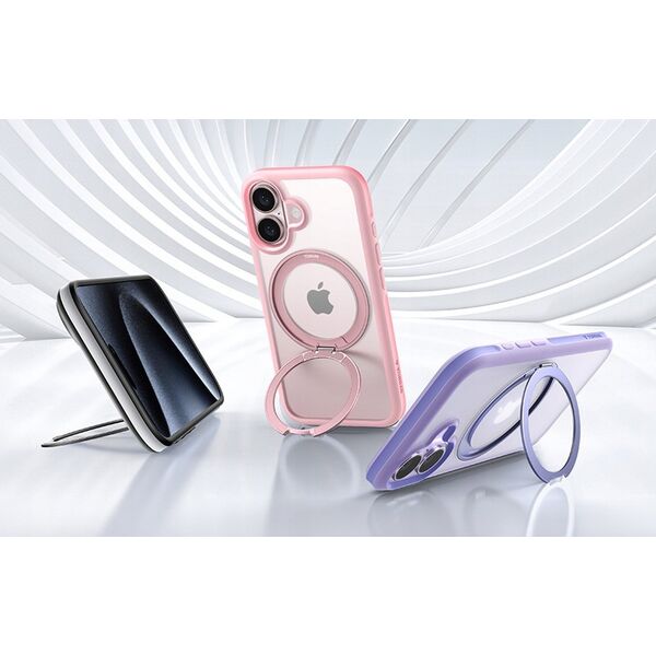Torras Etui Torras Ostand R Fusion dla iPhone 16 (Różowe)