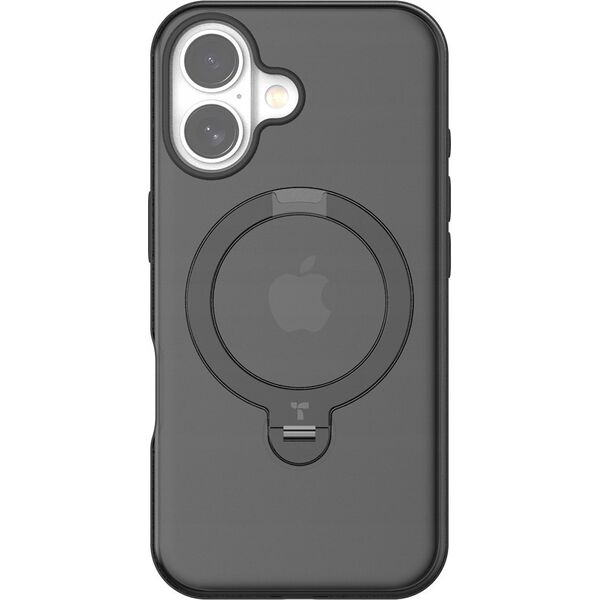 Torras Etui Torras Ostand Spin dla iPhone 16 Plus (Czarne)