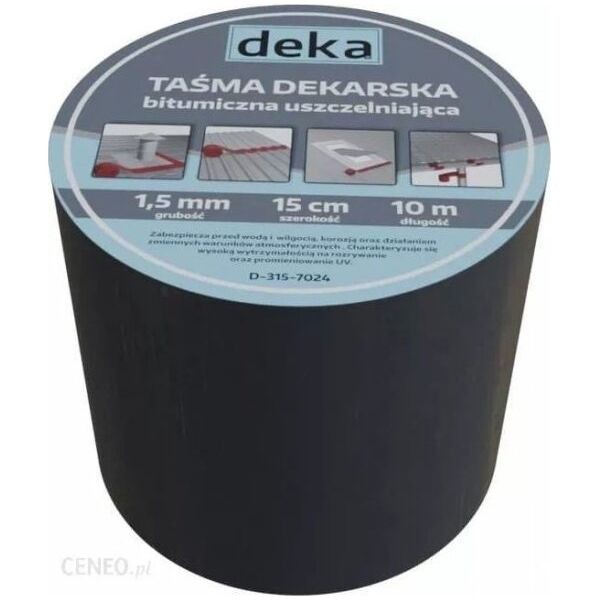 Deka TAÅMA USZCZELNIAJÄCA DEKARSKA ALUBUTYL 15CM*10MB ALUMINIOWY