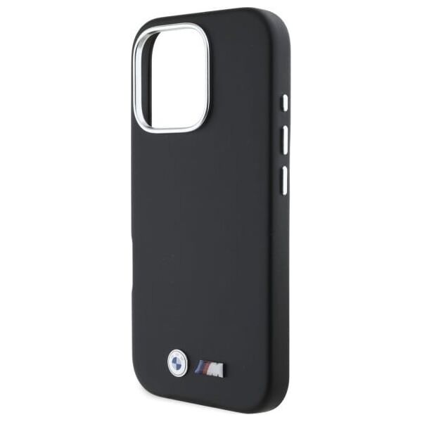 BMW BMW BMHMP16L23PMWK iPhone 16 Pro 6.3" czarny/black hardcase M Smooth Full Wrapped Metal MagSafe