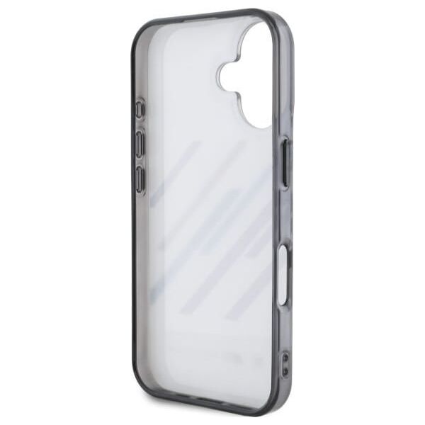 BMW BMW BMHCP16S23HTRAG iPhone 16 6.1" szary/grey hardcase Motosport IML Random Stripes
