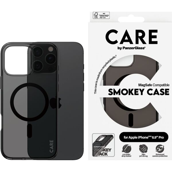 PanzerGlass CARE by PanzerGlass Flagship Case iPhone 16 Pro Max 6.9" dymny/smokey MagSafe 1352