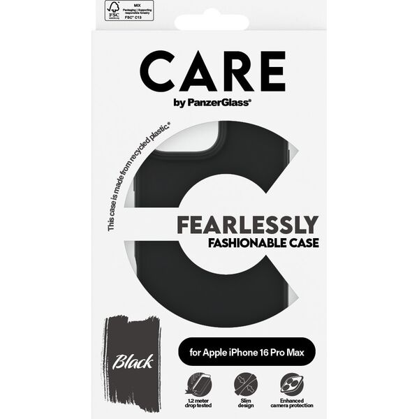 PanzerGlass PanzerGlass CARE Fashion Colors iPhone 16 Pro Max schwarz