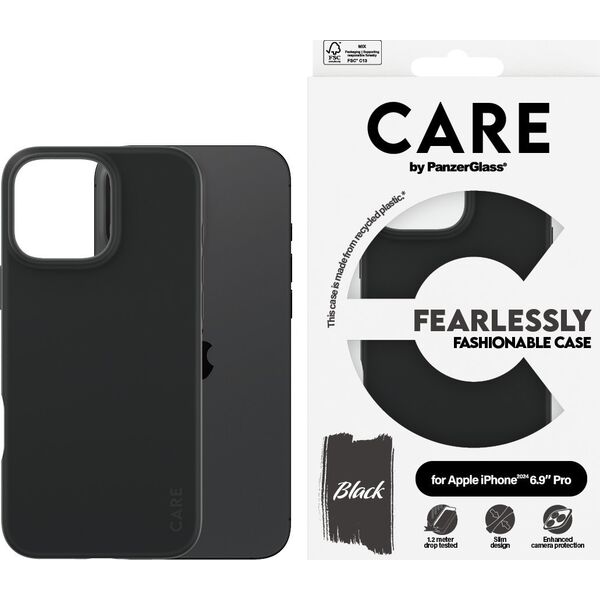 PanzerGlass PanzerGlass CARE Fashion Colors iPhone 16 Pro Max schwarz