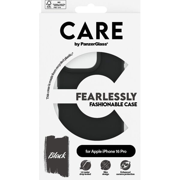 PanzerGlass PanzerGlass CARE Fashion Colors iPhone 16 Pro schwarz