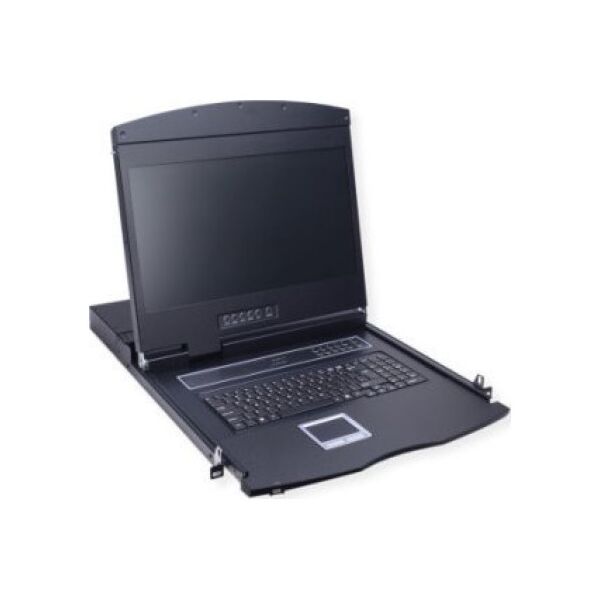 Przełącznik Value Przełącznik KVM VALUE 19, 8 portów, 43 cm (17) TFT (4:3), VGA, USB, układ klawiatury francuski (FR)