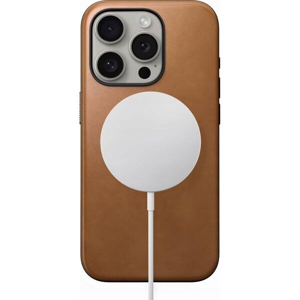 Nomad Nomad Modern Leather case, english Tan-C - iPhone 16 Pro