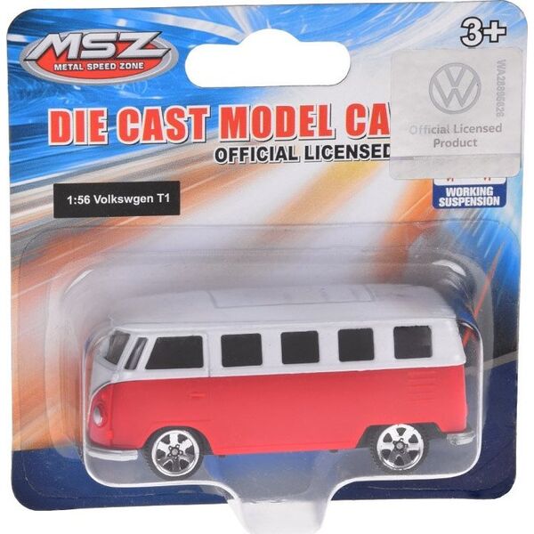 Jokomisiada Metalowe autko licencjonowane Volkswagen T1 1:56 resorówka resorak ZA5063