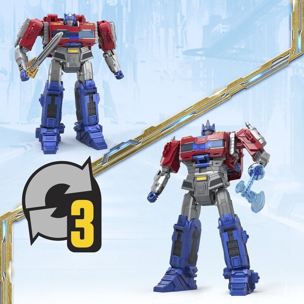 Figurka Transformers TRANSFORMERS MV8 figure power flip optimus prime 25 cm