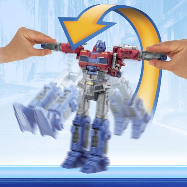 Figurka Transformers TRANSFORMERS MV8 figure power flip optimus prime 25 cm