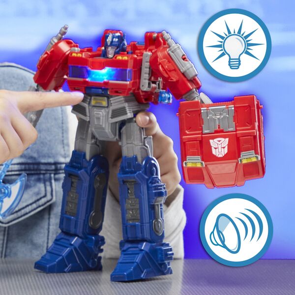 Figurka Transformers TRANSFORMERS MV8 figure power flip optimus prime 25 cm