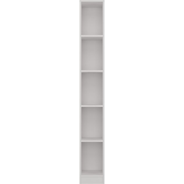 Topeshop REGAŁ R25 NA KSIĄŻKI 25CM BIAŁY