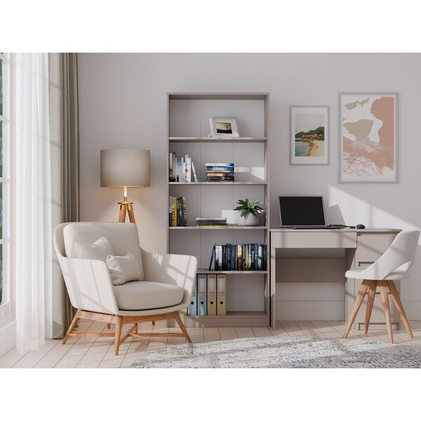 Topeshop REGAŁ R80 NA KSIĄŻKI 80 CM GLINA