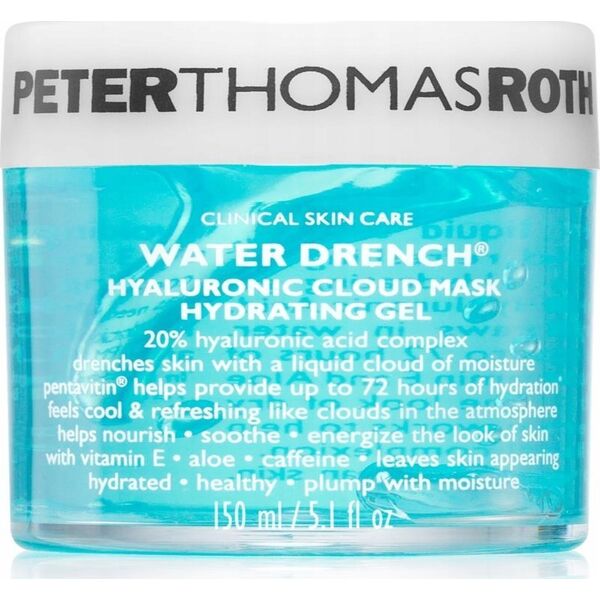 Peter Thomas Roth Peter Thomas Roth, Water Drench, Hydrating, Hyaluronic Acid, Gel Mask, For Face, 150 ml For Women