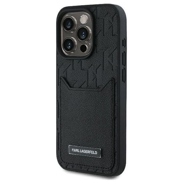 Karl Lagerfeld Karl Lagerfeld KLHCP16XPGKHPRPK iPhone 16 Pro Max 6.9" czarny/black hardcase Cardslots Monogram