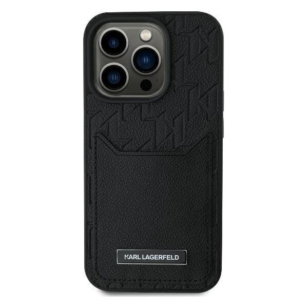 Karl Lagerfeld Karl Lagerfeld KLHCP16XPGKHPRPK iPhone 16 Pro Max 6.9" czarny/black hardcase Cardslots Monogram