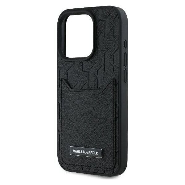 Karl Lagerfeld Karl Lagerfeld KLHCP16XPGKHPRPK iPhone 16 Pro Max 6.9" czarny/black hardcase Cardslots Monogram