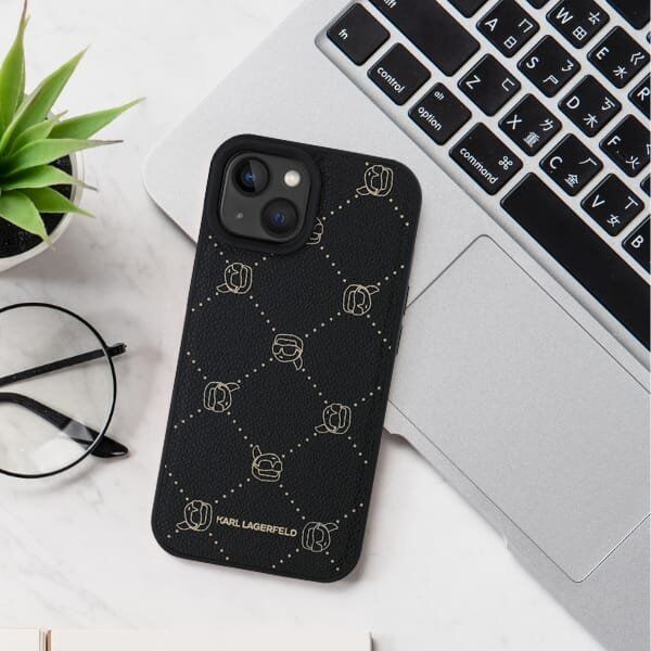 Karl Lagerfeld Karl Lagerfeld KLHMP16SPGKHPHK iPhone 16 6.1" czarny/black Magsafe Karl Head