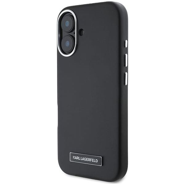 Karl Lagerfeld Karl Lagerfeld KLHMP16MPGMSRPK iPhone 16 Plus 6.7" czarny/black hardcase FW Metal Plate MagSafe