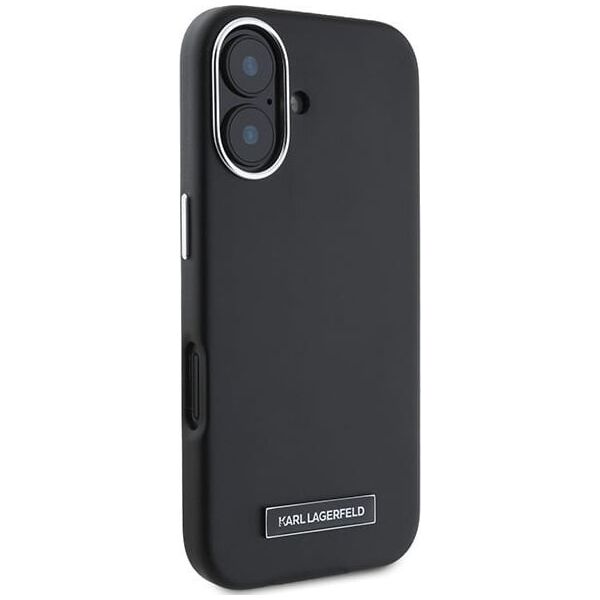 Karl Lagerfeld Karl Lagerfeld KLHMP16MPGMSRPK iPhone 16 Plus 6.7" czarny/black hardcase FW Metal Plate MagSafe