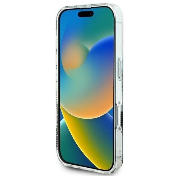 Karl Lagerfeld Karl Lagerfeld KLHCP16SHKLPKHT iPhone 16 6.1" przezroczysty/transparent hardcase IML Karl Head Electroplated