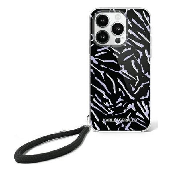 Karl Lagerfeld Karl Lagerfeld KLHCP16MHZBPKCCU iPhone 16 Plus 6.7" fioletowy/purple Zebra With Cord