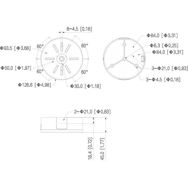 Dahua Technology UCHWYT KAMERY PFA1320R DAHUA