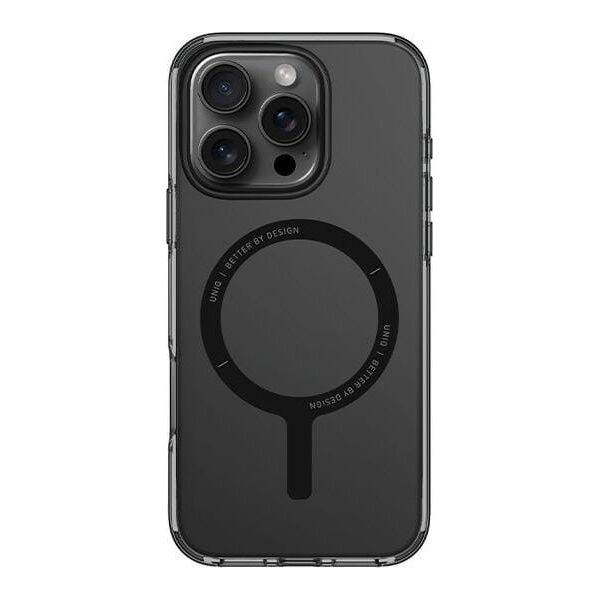 Uniq UNIQ etui Clario iPhone 16 Pro 6.3" Magclick Charging dymny/smoke