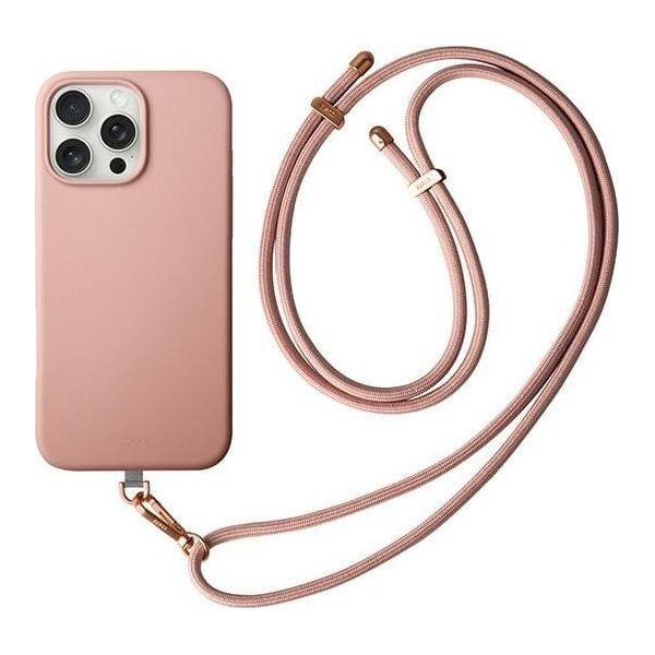 Uniq UNIQ etui Coehl Creme iPhone 16 Pro Max 6.9" Magnetic Charging różowy/ballet pink