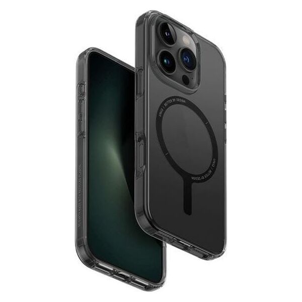 Uniq UNIQ etui Clario iPhone 16 Pro Max 6.9" Magclick Charging dymny/smoke