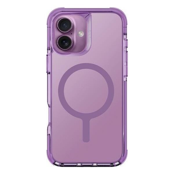Uniq UNIQ etui Combat iPhone 16 6.1" Magclick Charging różowy/grape pink