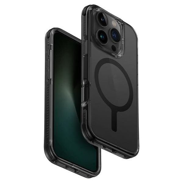Uniq UNIQ etui Combat iPhone 16 Pro 6.3" Magclick Charging czarny/carbon black