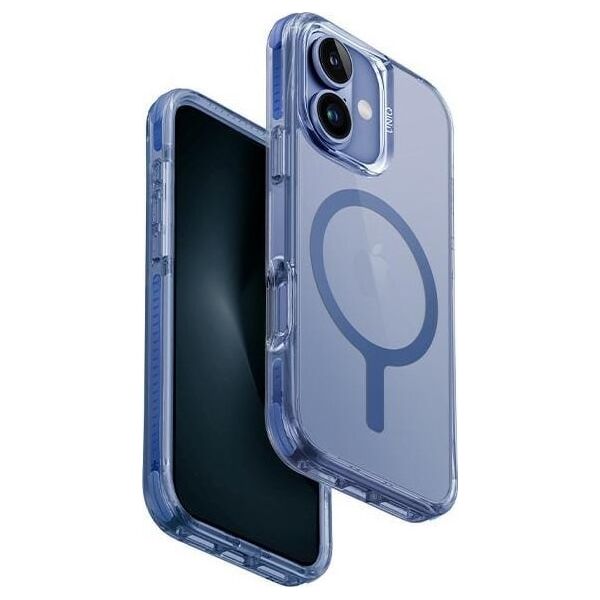Uniq UNIQ etui Combat iPhone 16 Plus 6.7" Magclick Charging niebieski/pearl blue