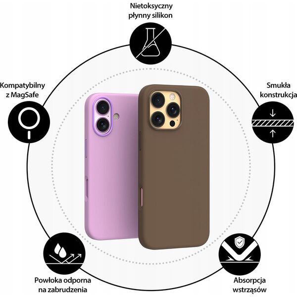 Araree Araree Typoskin M iPhone 16 Pro 6.3" case brown/golden brown AR20-02117C