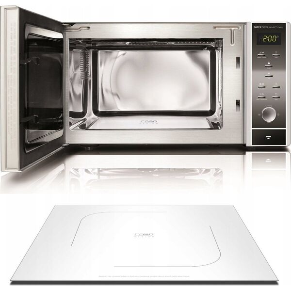 Kuchenka mikrofalowa Caso Caso  MG 25  Microwave oven with Grill  Free standing  900 W  Grill  Silver