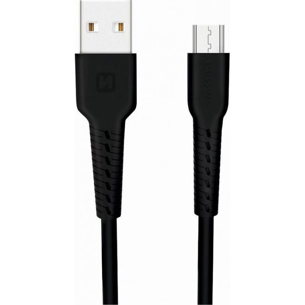 Kabel USB Swissten Swissten Basic Fast Charge 3A Micro USB Datu un Uzlādes Kabelis 1m Melns