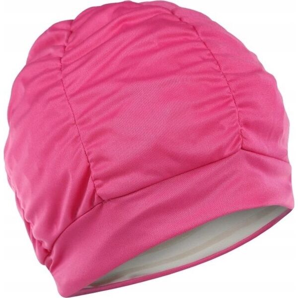 Fashy Ladies fabric swimcap with plastic lining and soft headband 3403 43 pink