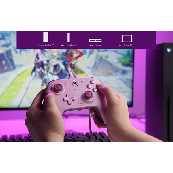 Pad GameSir Kontroler przewodowy GameSir G7 SE (fioletowy)
